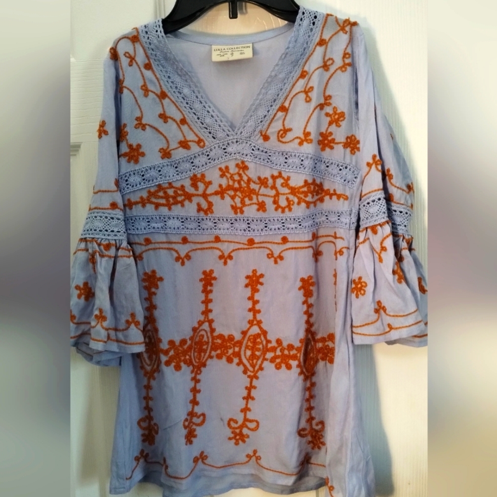 Girl's Lulla Collection Bohemian Embroidered Dress